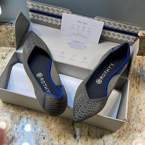 Rothy’s Walnut Python Shoes, Size 9